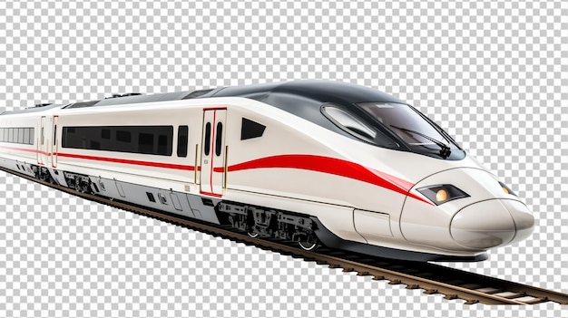 Bullet Train isolated on transparent background PNG available