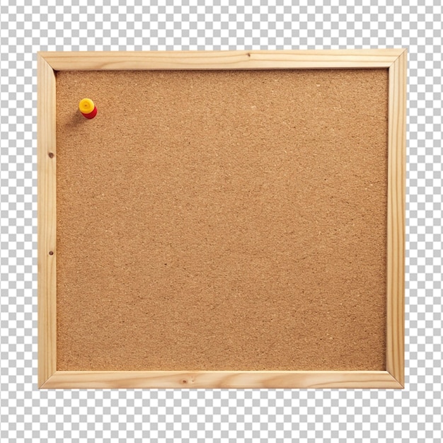 PSD bulletin board on transparent background