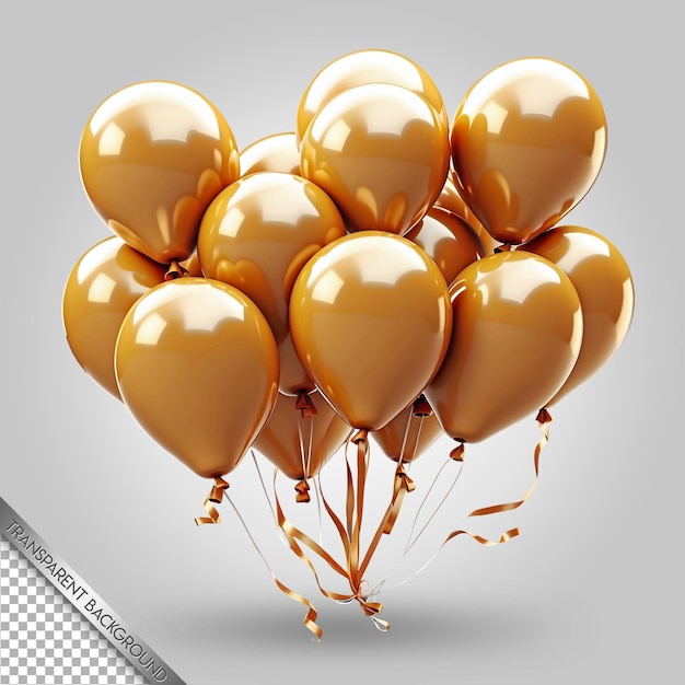 a bunch of balloons with gold hearts and the words gold on the bottom