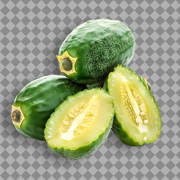 PSD a bunch of green melon with the word melon on it