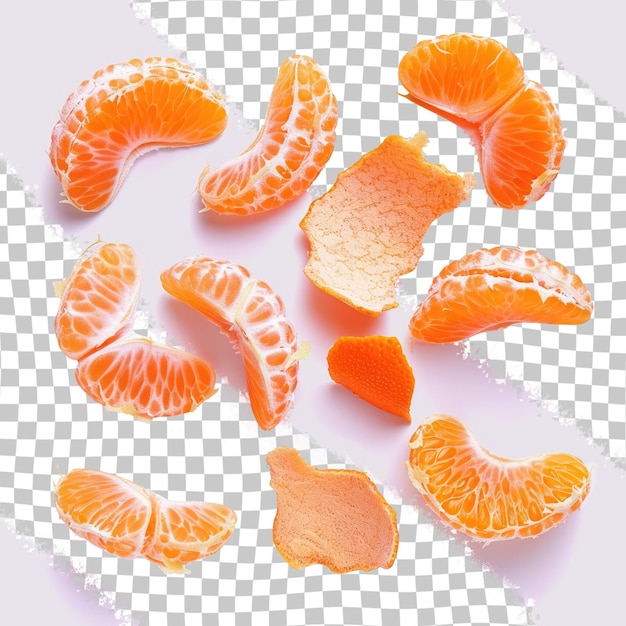 a bunch of oranges are on a checkered surface