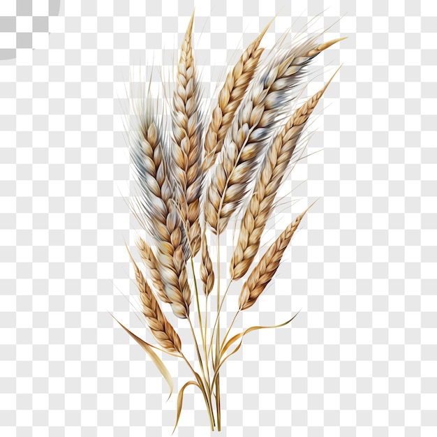 A bunch of wheat on a transparent background - wheat png download