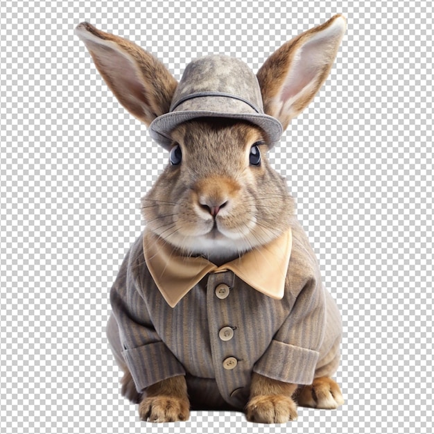 Bunny character isolated