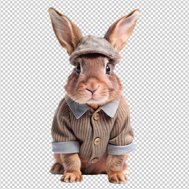 Bunny character isolated