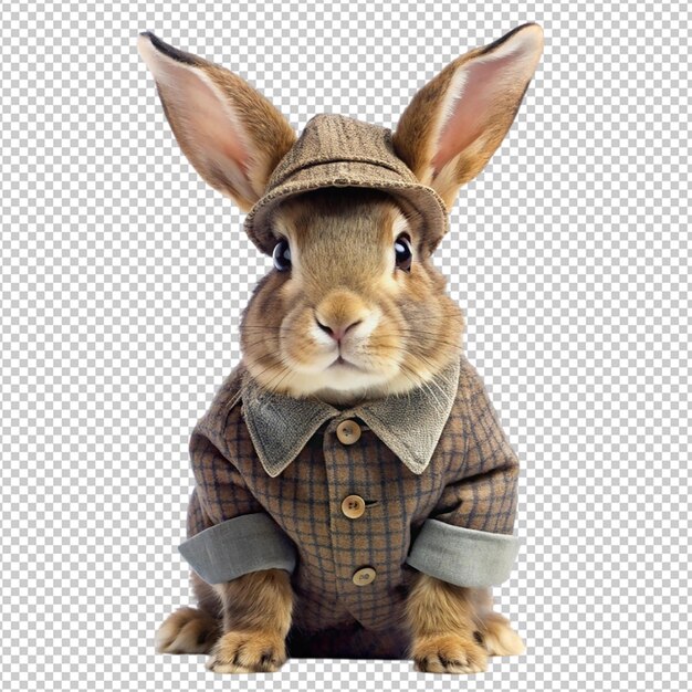 Bunny character isolated