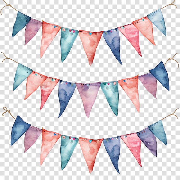 PSD bunting canada illustration