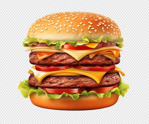 Burger 3d design