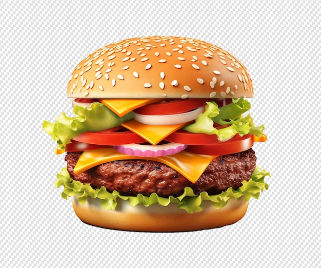 Burger 3d design