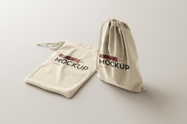 Burlap Sack Mockup