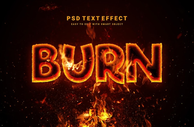 Burn Text Effect