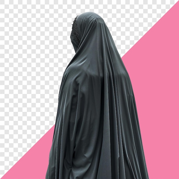 Burqa transparent background isolated image generative AI