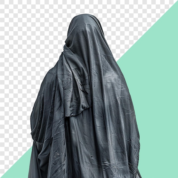 Burqa transparent background isolated image generative AI