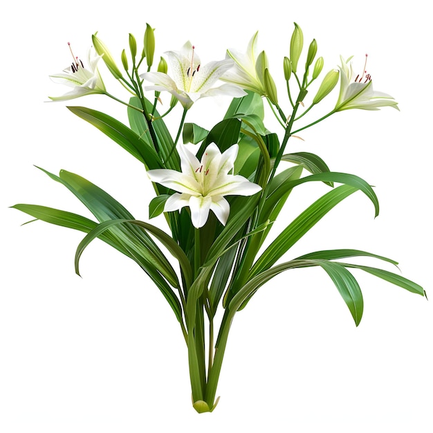 bush_crinum_amabile plant cutout psd