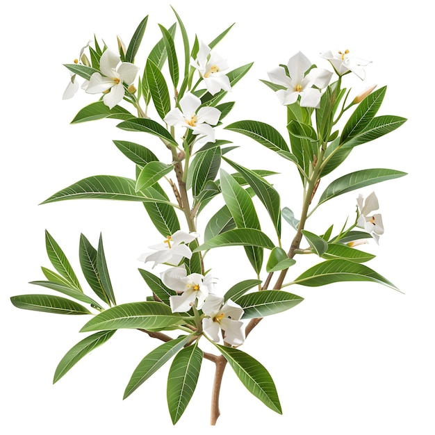 PSD bush_nerium_oleander_ plant cutout psd