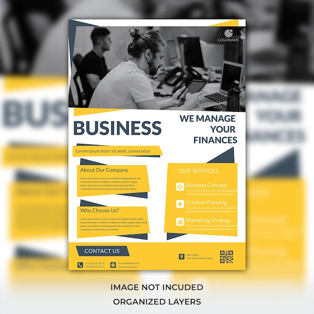 PSD business abstract vector template brochure design cover corporate