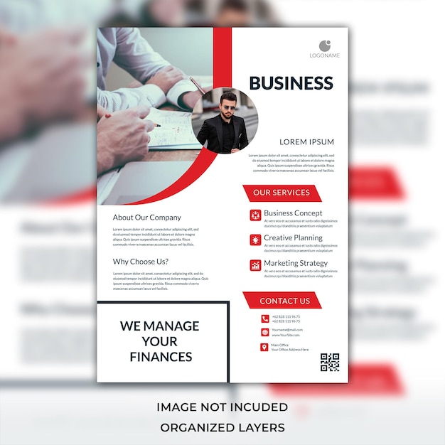 PSD business abstract vector template brochure design cover modern a4