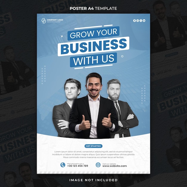 Business Agency Poster A4 or Banner Template