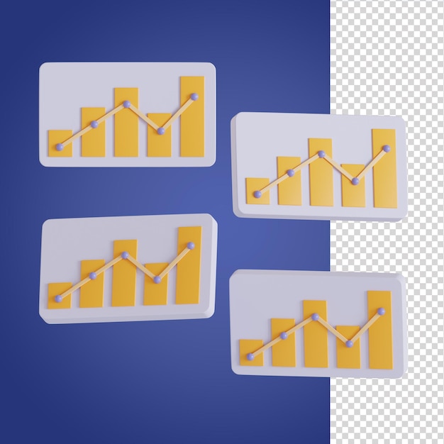 Business analysis 3d illustration