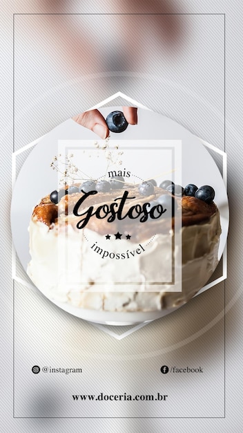 PSD business background full editable mockup a round sign that says gourmet on it