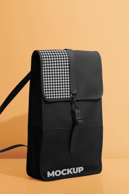 Business backpack mockup design