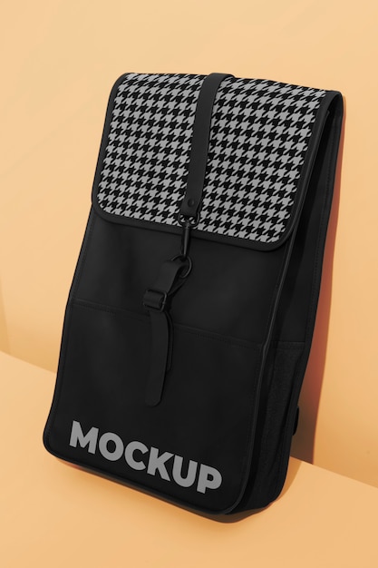 Business backpack mockup design