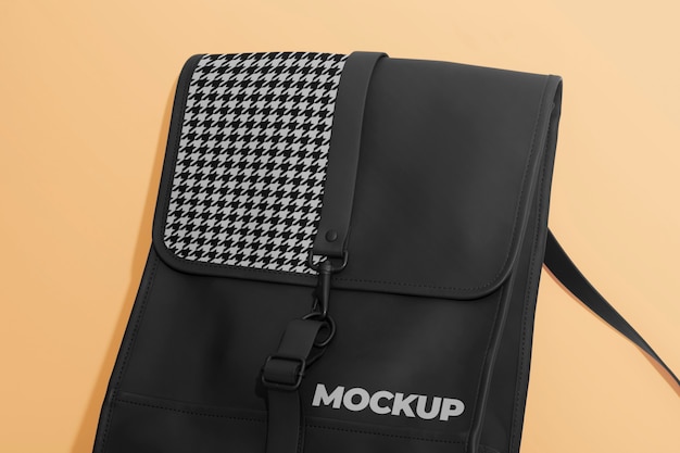 Business backpack mockup design