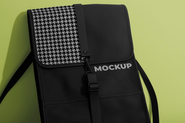 Business backpack mockup design