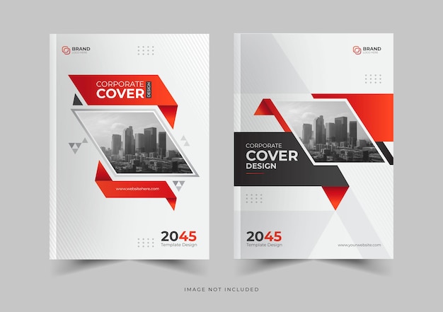 Business book cover brochure cover design or annual report and company profile cover and bookle