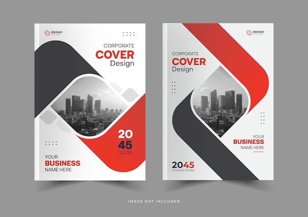 Business book cover brochure cover design or annual report and company profile cover and bookle