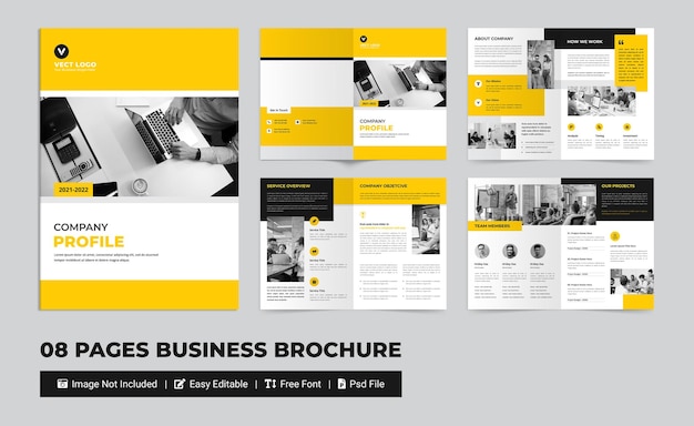 Business Brochure Template 08 Pages