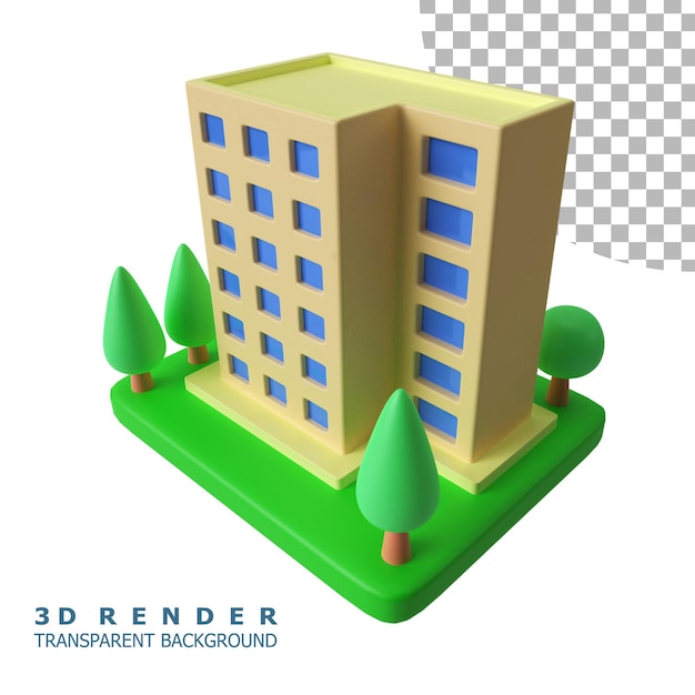 Business Building 3D Icon