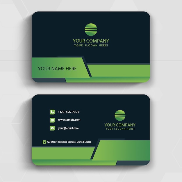 A business card for a company called your company.