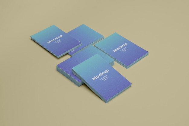 Business card design mockup