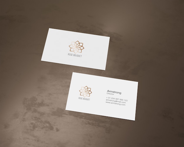 Business card mock ups