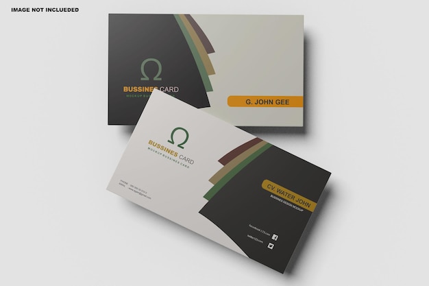 Business card mocku