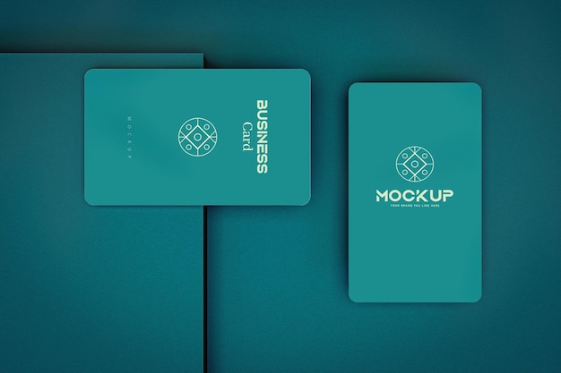 Business card Mockup design template