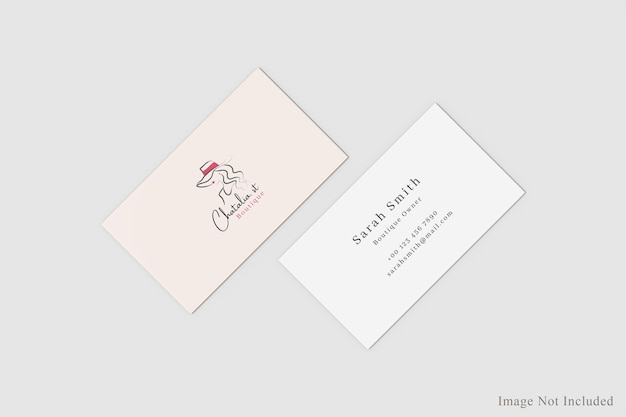 business card mockup design