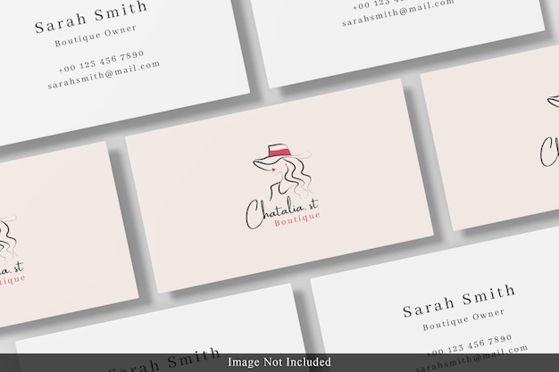 business card mockup design