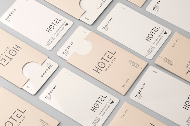 Business card mockup design