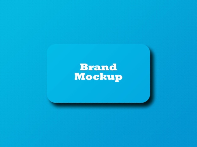 Business card mockup design