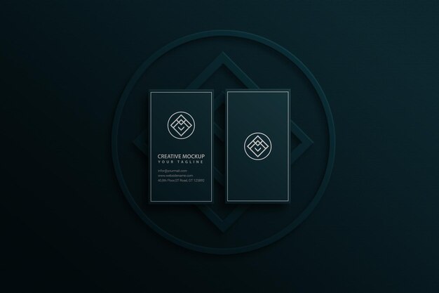 PSD business card mockup premium photoshop