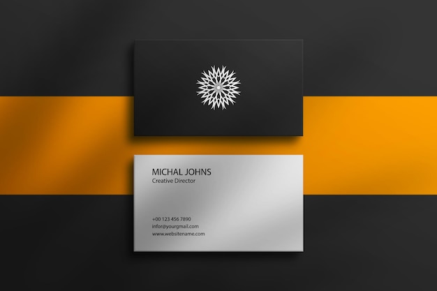 business card mockup Premium Psd