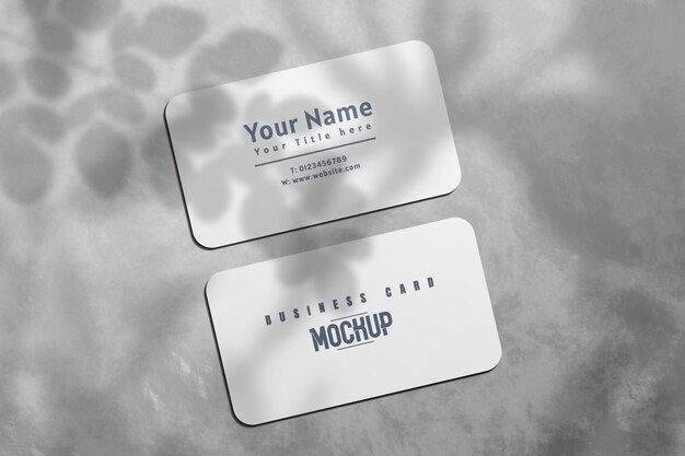 PSD business card mockup psd