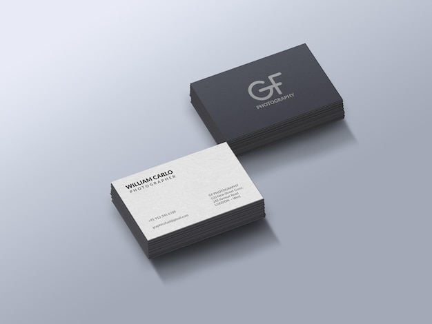 Business Card Mockup Template