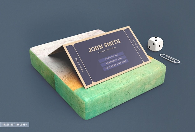 Business Card Mockup Vintage style