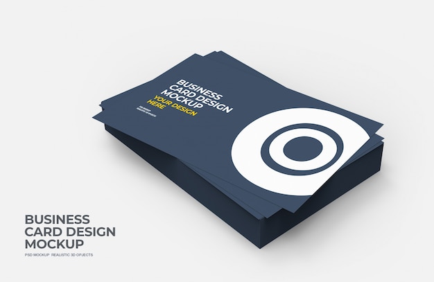 Business Card Mockup on white