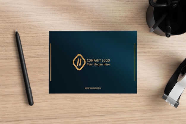 Business card mockup