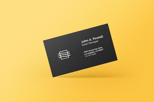 Business card mockup