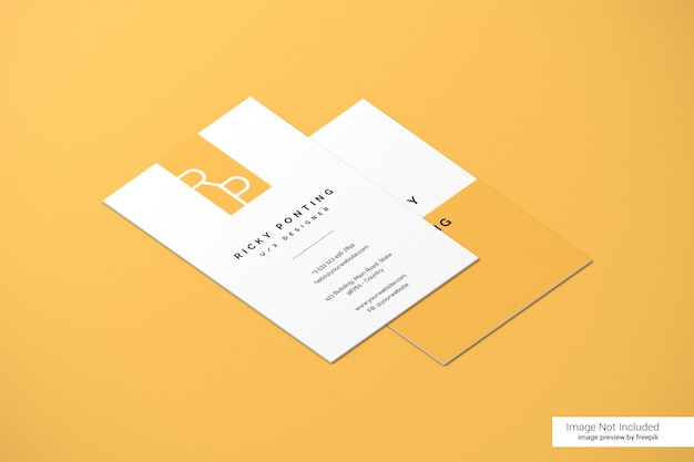 Business card mockup