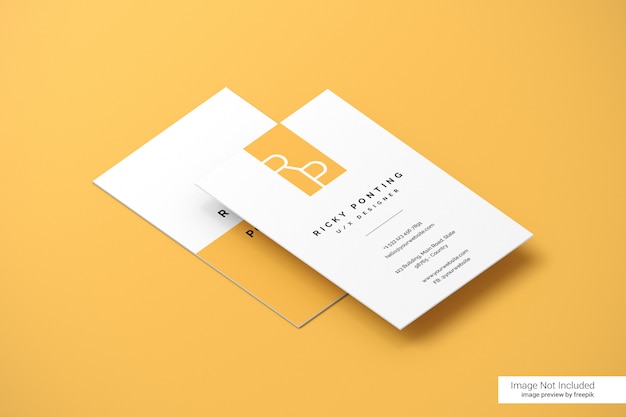 Business card mockup